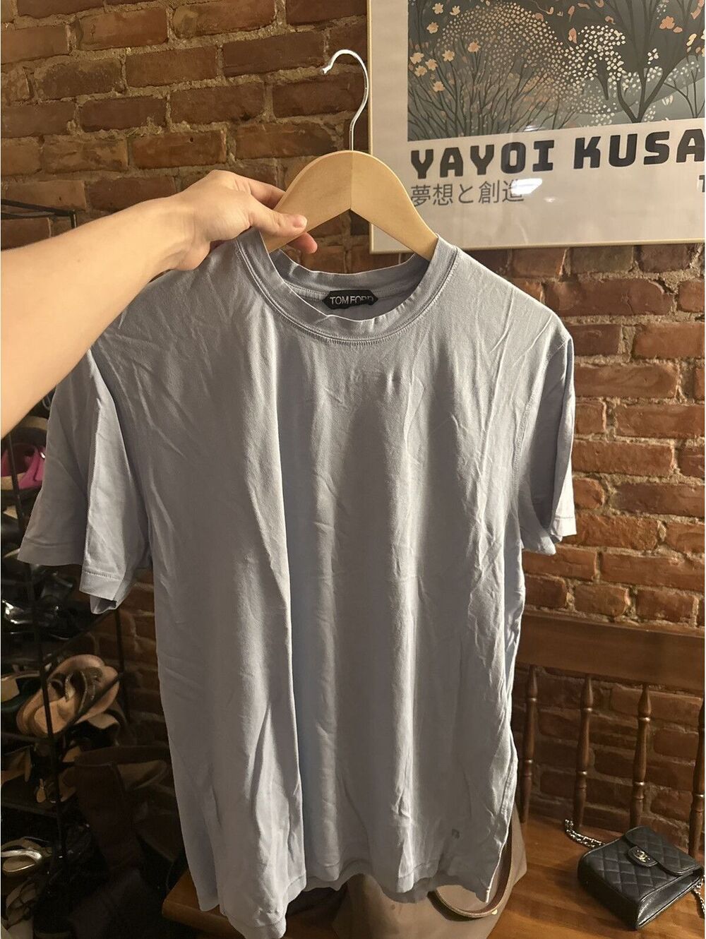 Tom ford light blue t shirt size 50